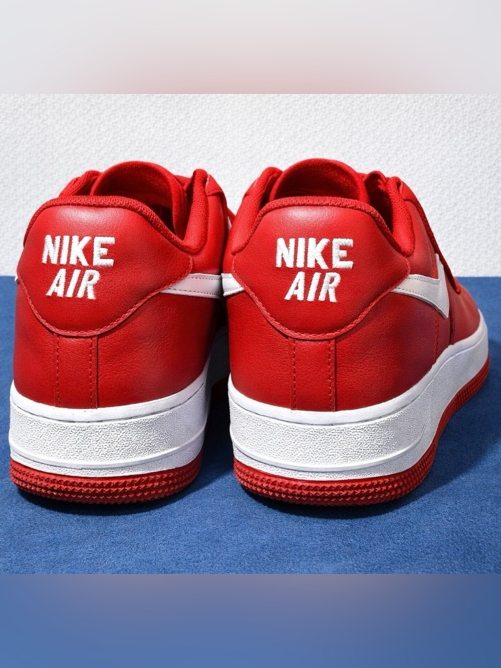 Nike Air Force 1 Low – Red/White – Clean Pair – Size 10 - Picture 2 of 3